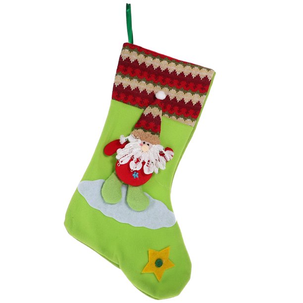 Bolsa de regalo navideña GOOHOCHY con forma de calcetín, colgante de árbol de Navidad y otros artículos navideños