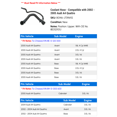 thumbnail image 2 of Coolant Hose - Compatible with 2002 - 2005 Audi A4 Quattro 2003 2004, 2 of 2