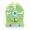 Green, variant on PRINxy Portable Desk Fan 3-Speed Mute Snowflake Design LED Lantern Rechargeable USB Fan