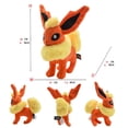 thumbnail image 5 of Eevee Evolution Sylveon Flareon Jolteon Umbreon Vaporeon Pikachu Animal de peluche muñecas suaves para niños, regalo para bebés, 5 of 5