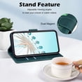 thumbnail image 4 of Leather Card Holder Kickstand Case for Samsung Galaxy S6 S7 Edge S8 S9 S10 S10E S20 Plus Shockproof Protective Cover, 4 of 11