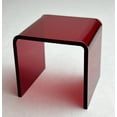 thumbnail image 3 of T'z Tagz 4x7x4.5 Inch Transparent Red Acrylic Riser Display Stands New 2 Pack, 3 of 6