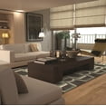 thumbnail image 2 of Roma Bridle Chocolate Turquoise Area Rug 8x10 Modern Geometric Carved Design, 2 of 5
