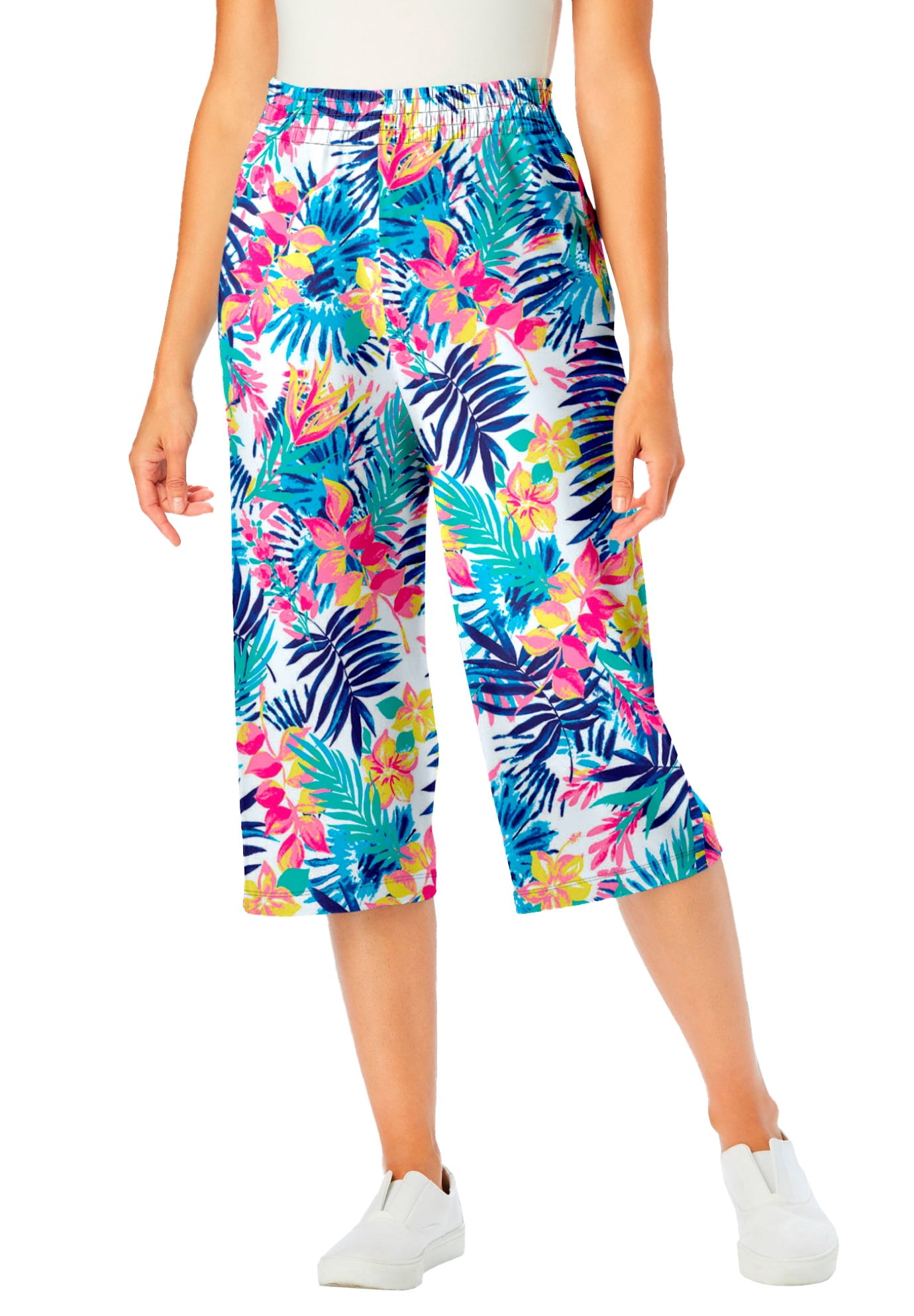 nike wide leg capris