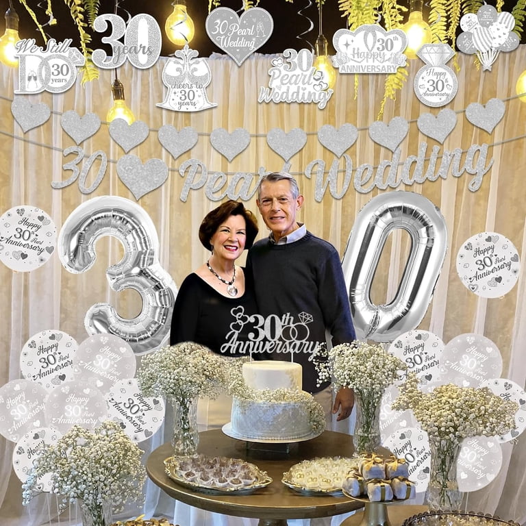30 Year Anniversary Centerpieces