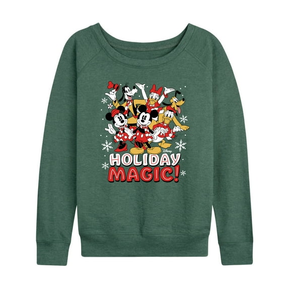 Disney - Holiday Magic - Women's Lightweight French Terry Long Sleeve Shirt