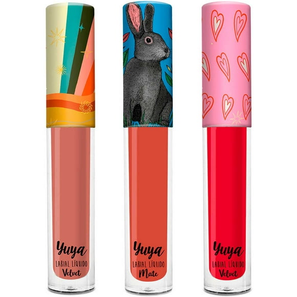 Yuya - Paquete 3 labiales líquidos (Querido,Recuerdo,Quédate)