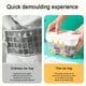 thumbnail image 5 of Bandeja de Hielo de Empuje con Tapa y Compartimento para 24 Cubos, Fabricada En Polipropileno de Grado Alimenticio Sin Bpa con Pala para Facilitar Su Extracción | Contenedor de Hielo para Refrigerado, 5 of 6