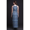 thumbnail image 2 of Bimba Shibori Ladies Sleeveless Long Print Maxi Dress with Side Slits Summer Wear-Small, 2 of 6