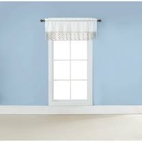 Belle Maison USA, LTD. Lillian Valance with Macrame Band 55” x 17”