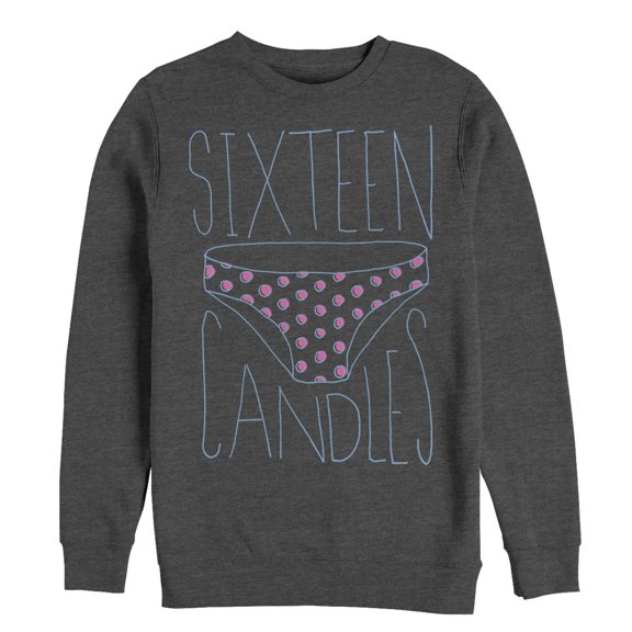 Men's Sixteen Candles Borrowed Panties  Sweatshirt Charcoal Heather X Large