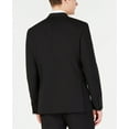 thumbnail image 3 of DKNY Men's Black Wool Blend Modern Fit Stretch Solid Regular Suit Jacket Size 48R, 3 of 3