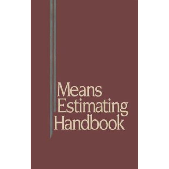 Pre-Owned Means Estimating Handbook (Hardcover) 0876291779 9780876291771