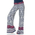 thumbnail image 6 of White Mark Women's Paisley Palazzo Pants, 6 of 6