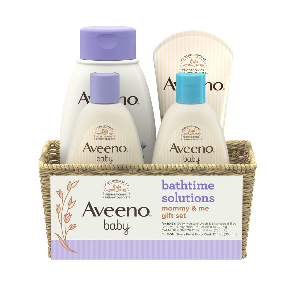 Aveeno Baby Mommy & Me Daily Bathtime Solutions Gift Set