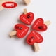 thumbnail image 4 of Xihbxyly Clips de Madera con Forma de Corazón, Diseño de Corazón Rojo, Decoración Creativa para Bodas, Portafotos Rústicos, Accesorio de Regalo Encantador, Clip Versátil, Juego de 10, Tamaño 3,5 X 3, 4 of 6