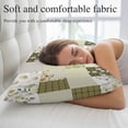 thumbnail image 5 of Spring Floral Throw Pillow Covers, Yellow Flowers Botanical Patchwork Grid Bohemia Soft Breathable Pillow Cases with Invisible Zipper, Small Pillowcases for Couch Bed Sofa Chair 16x24 Inches, 5 of 9