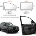 thumbnail image 2 of Car Side Window Sun Shades,Magnetic Car Window Shade for UV Block Protection,Auto Window Shade Screens Blocker,Car Side Window Sun Shade,Truck,Car Privacy Shades,4 Pcs,Black+Silver, 2 of 7