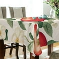 thumbnail image 5 of Yayeee Tablecloths 60" x 60" Rectangle Wrinkle Resistant Party Table Cover, Apples Flower Pattern, 5 of 8