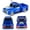 Blue, variant on Fuzix WS-538 Car Bluetooth Portable Speaker with LED AUX USB FM Rechargeable