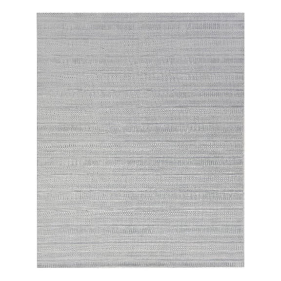 Exquisite Rugs Addison Ice Blue Bamboo Silk handloomed Area Rug