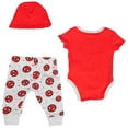 thumbnail image 2 of Spider-Man This Hero Crawls 3-Piece Bodysuit Set  and  Cap-6-9 Months, 2 of 2