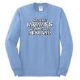 thumbnail image 2 of Wild Bobby, Best Husbands Gets Promoted to Daddy, Father's Day, Men Long Sleeve Shirt, Light Blue, 3X-Large, 2 of 3