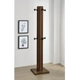 thumbnail image 2 of Rikkie Engineered Wood Coat Rack Walnut, 2 of 6