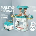 thumbnail image 3 of MesaSe Pretend Doctor Toy 24pcs/set Durable Mini Storage Trolley Cross Body Children‘s Toy Gifts, 3 of 10