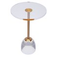 thumbnail image 4 of CNCEST Modern Acrylic Side Table,Clear Round End Table for Living Room,Bedroom,Office, 4 of 8