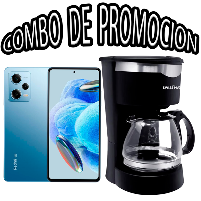 Xiaomi Redmi Note 12 Pro 5G 8GB 256GB Azul + Cafetera Semi-Automática Swiss Navy