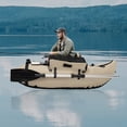thumbnail image 3 of DENEST Inflatable Fishing Boat with Adjustable Backrest and Pump, 286.6 lbs Capacity, 3 of 22