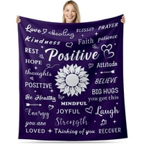 Inspirational Gifts for Women Men, Soft Throw Blankets for Friends, Inspirational Gifts for Teenage Girls, Get Well Soon Gifts for Boys Girls, Christmas Throw Blanket for Couch Bed 40x50