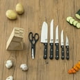 thumbnail image 4 of Home Basics Knife Block Set for Kitchen Counter, 4 of 4