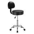 thumbnail image 1 of STAWAY Tabouret Roulant Réglable avec Dossier, Capacité de 450 lbs, Coussin Épais, Roues Silencieuses - Parfait pour Salon, Bureau et Usage Domestique, 1 of 9