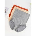 thumbnail image 3 of PULLIMORE 3 Pack Maternity Panties, Over the Bump High Waist Pregnancy Underwear, 3 of 7