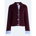 thumbnail image 6 of Free Assembly Women's and Women's Plus Cropped Sweater Jacket, Sizes XS-4X, 6 of 6