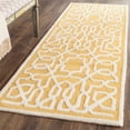 thumbnail image 4 of Safavieh Cambridge 8' X 10' Hand Tufted Wool Rug in Gold and Ivory, 4 of 10
