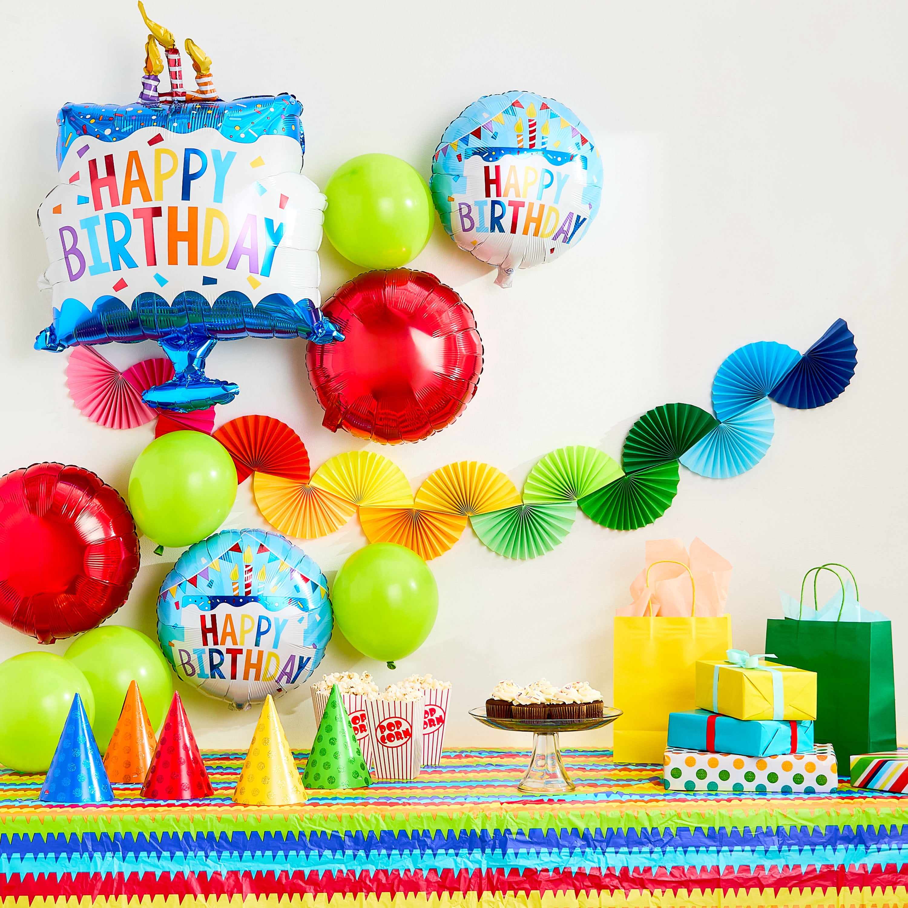 Multi-Color Paper Fan Party Banner, 5.5', by Way To Celebrate