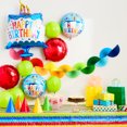 thumbnail image 2 of Multi-Color Paper Fan Party Banner, 5.5', by Way To Celebrate, 2 of 5