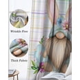 thumbnail image 3 of Easter Gnomes Blackout Curtains for Bedroom Living Room Darkening Curtains 63 Inches Long Eggs Rabbit Spring Daisy Floral Colorful Stripes Window Curtain 2 Panels Set Window Treatment Drapes 52"x63", 3 of 9