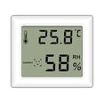 thumbnail image 1 of Indoor Hygrometer Thermometer Large Screen Display Desk Wall Magnetic Electronic Temperature Humidity Meters with Bracket, 1 of 8