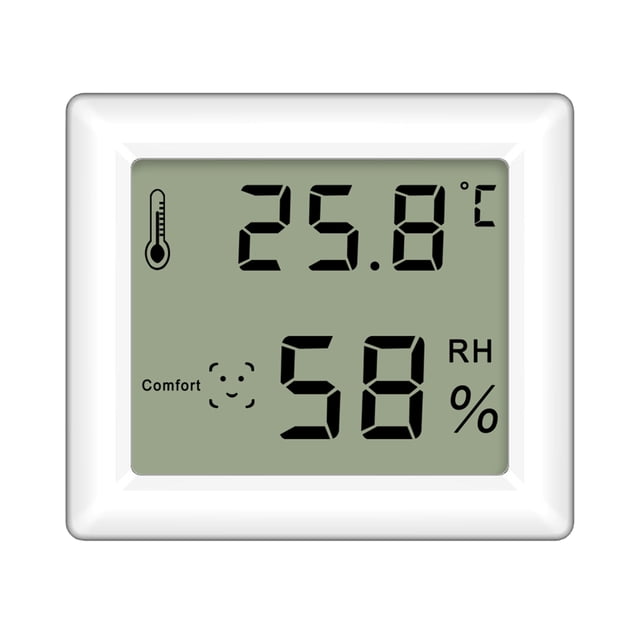 Indoor Hygrometer Thermometer Large Screen Display Desk Wall Magnetic Electronic Temperature Humidity Meters with Bracket