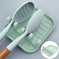 thumbnail image 1 of Iodue Rack Multi Utensil Spoon Holder With Drip Pad Anti Slip And Heat Kitchen And Grill Spoon Holder Suitable For Spatulas Spoons Tongs Kitchen Small Tools And Cooking Accessories, 1 of 4