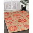 thumbnail image 2 of Ahgly Company Indoor Rectangle Abstract Orange Red Abstract Area Rugs, 3' x 5', 2 of 6