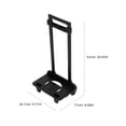 thumbnail image 2 of Raindrops Trolley Plegable Portátil Negro Con Resistentes Para Equipaje Y Compras Diarias, 2 of 8