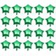 thumbnail image 3 of FELTECHELECTR 20 globos de aluminio de 45 cm con forma de estrella de cinco puntas para carnaval, ideal para fiestas del Día de San Patricio (verde), 3 of 6