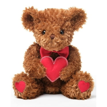 Bearington I Love You More Valentines Teddy Bear, 6 In Valentine's Day Stuffed Animals Ideal Plushies Gift for Kids & Girlfriends