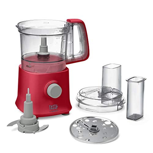 Tasty By Cuisinart MP300TRD Mini Food Processor, Red, 4 Cup Walmart