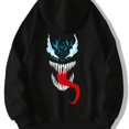 thumbnail image 1 of Sudadera con capucha con estampado de monstruo de araña de dibujos animados para hombre, sudadera de forro polar de manga larga para otoño e invierno, 1 of 4